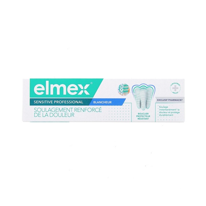 Sensitive Professional Blancheur Dentifrice 75ml - Elmex - IllicoPharma