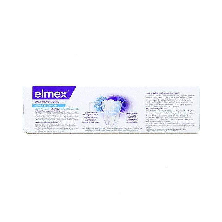 Émail Professional Blancheur Dentifrice 75ml - Elmex - IllicoPharma
