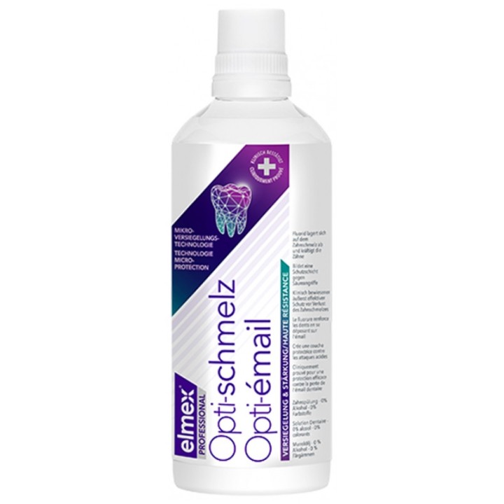 Opti-Émail Bain de Bouche 400ml - Elmex - IllicoPharma