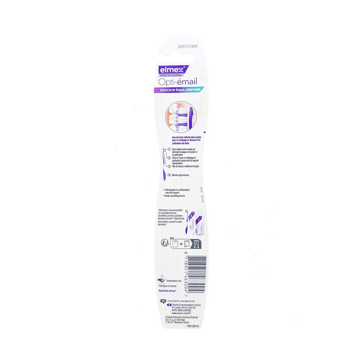 Opti-Émail Brosse à Dents Extra-Souple x1 - Elmex - IllicoPharma