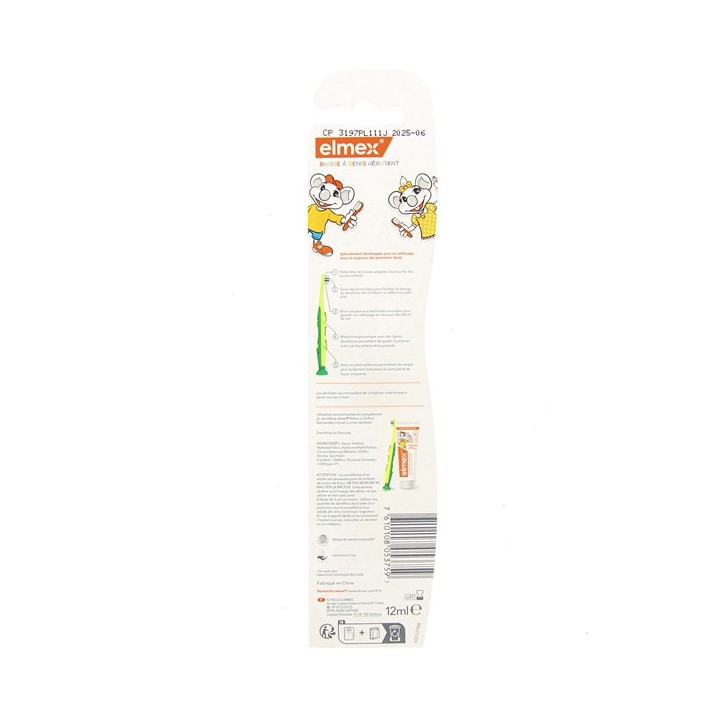 Brosse à Dents Débutant 0-3 ans x1 - Elmex - IllicoPharma