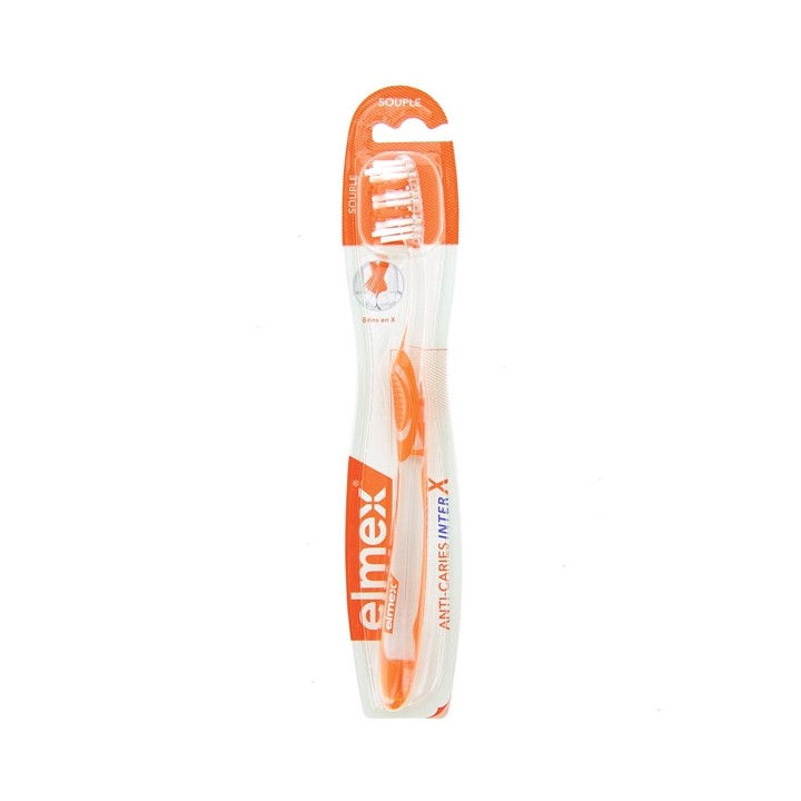 Anti-Caries InterX Brosse à Dents Souple x1 - Elmex - IllicoPharma