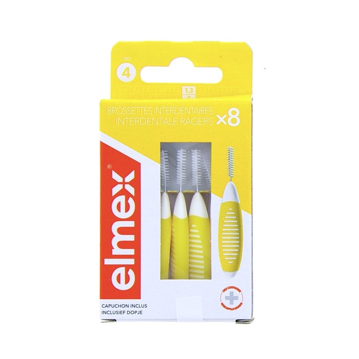 Brossettes Interdentaires 1,3mm (Taille 4) x8 - Elmex - IllicoPharma
