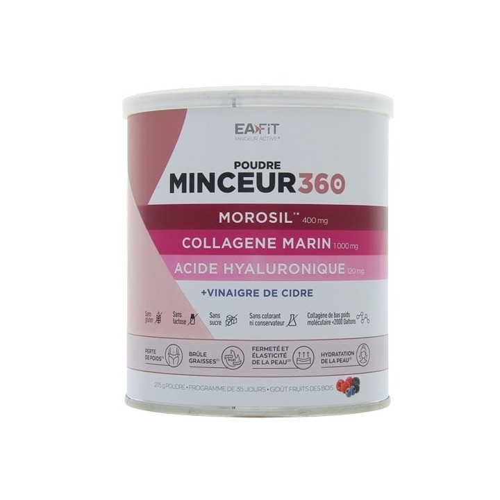 Minceur 360 Poudre 275g - Eafit - Pharmacie en ligne IllicoPharma