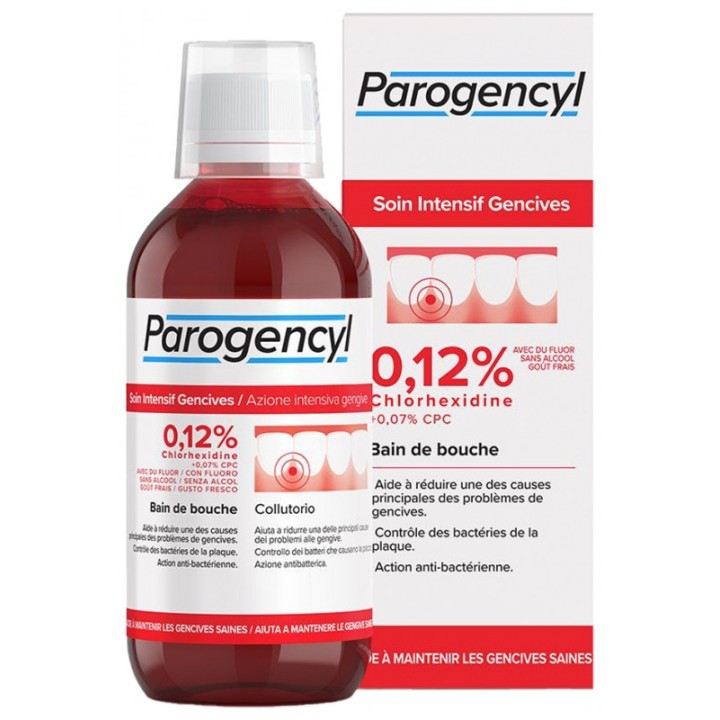 Bain de Bouche Soin Intensif Gencives 300ml - Parogencyl - IllicoPharma