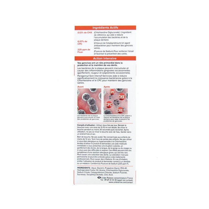 Bain de Bouche Soin Intensif Gencives 300ml - Parogencyl - IllicoPharma