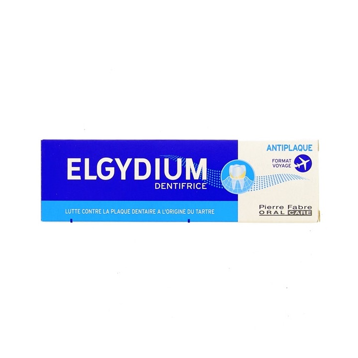 Dentifrice Antiplaque 50ml - Elgydium - Format Voyage - IllicoPharma