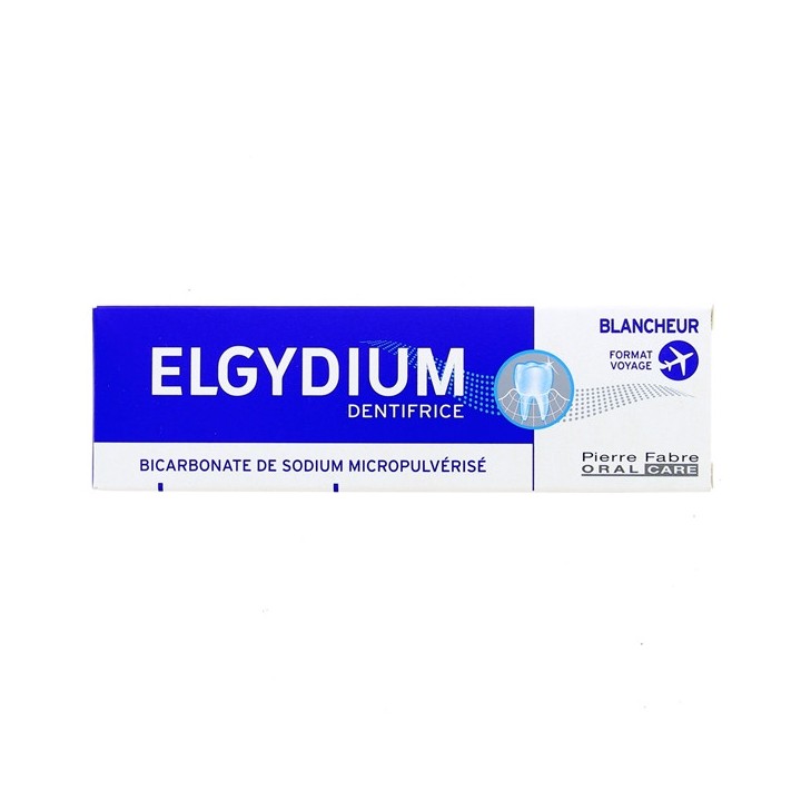 Dentifrice Blancheur 50ml - Elgydium - Format Voyage - IllicoPharma