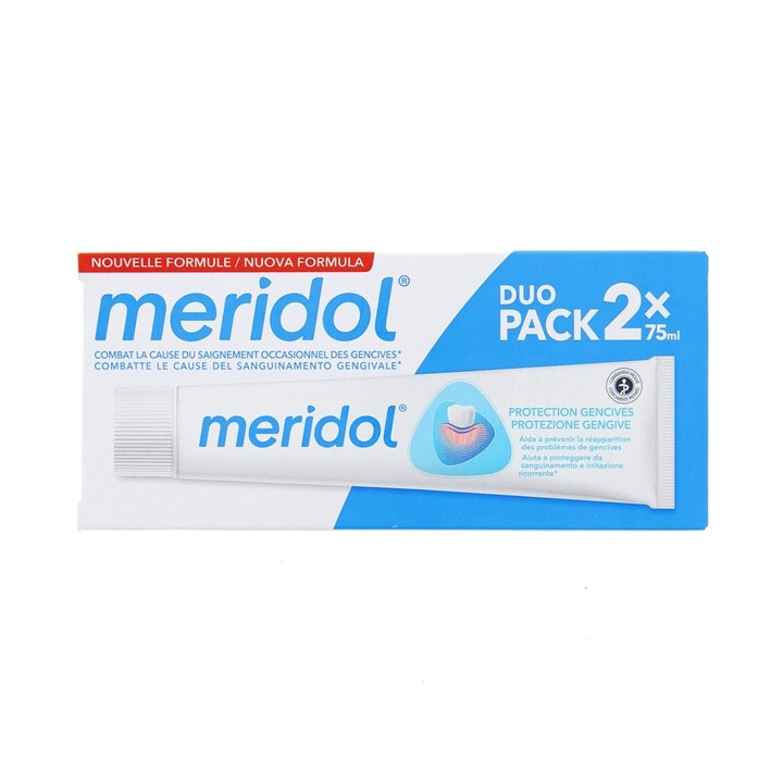 Dentifrice Protection Gencives Duo-Pack 2x75ml - Meridol - IllicoPharma