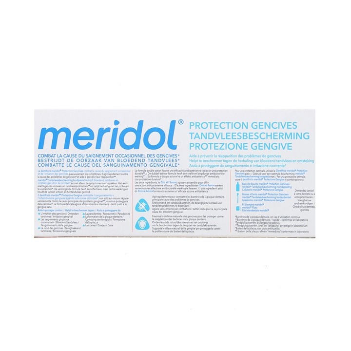 Dentifrice Protection Gencives Duo-Pack 2x75ml - Meridol - IllicoPharma
