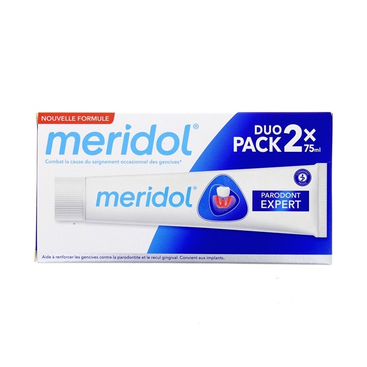 Dentifrice Parodont Expert Duo-Pack 2x75ml - Meridol - IllicoPharma