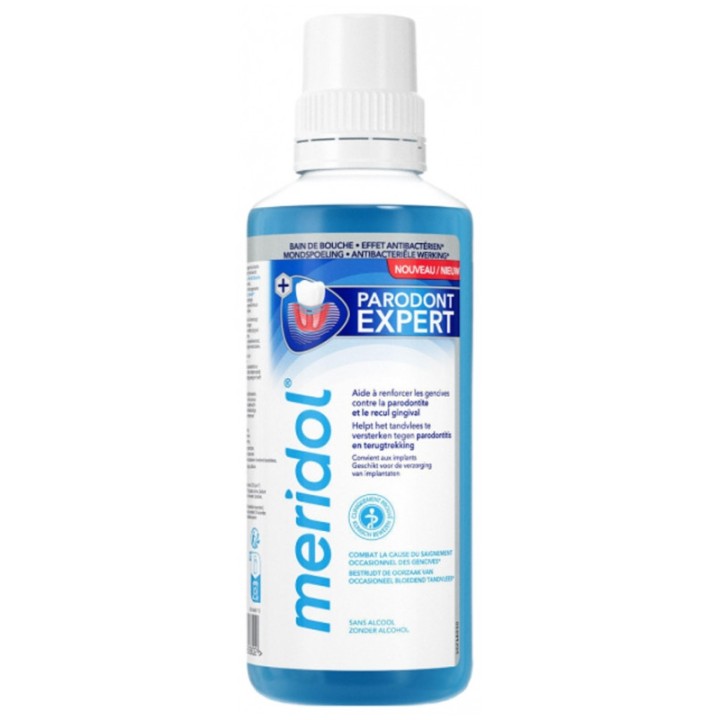 Bain de bouche Parodont Expert 400ml - Meridol - Pharmacie en ligne IllicoPharma