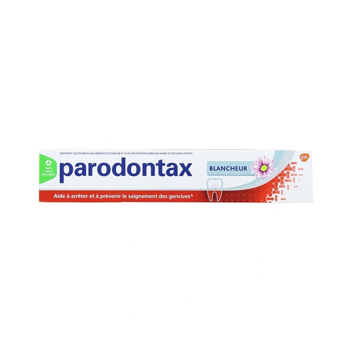 Dentifrice Blancheur 75ml - Parodontax - Pharmacie en ligne IllicoPharma