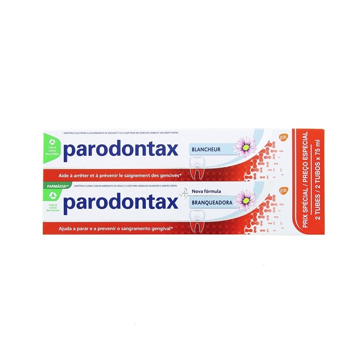 Dentifrice Blancheur 2x75ml - Parodontax - IllicoPharma