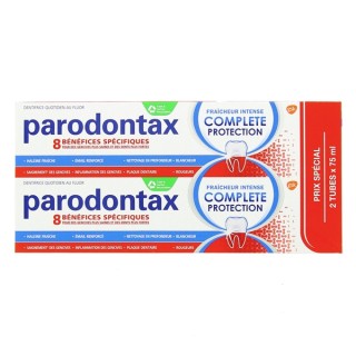 Dentifrice Fraîcheur Intense Complète Protection 2x75ml - Parodontax - IllicoPharma