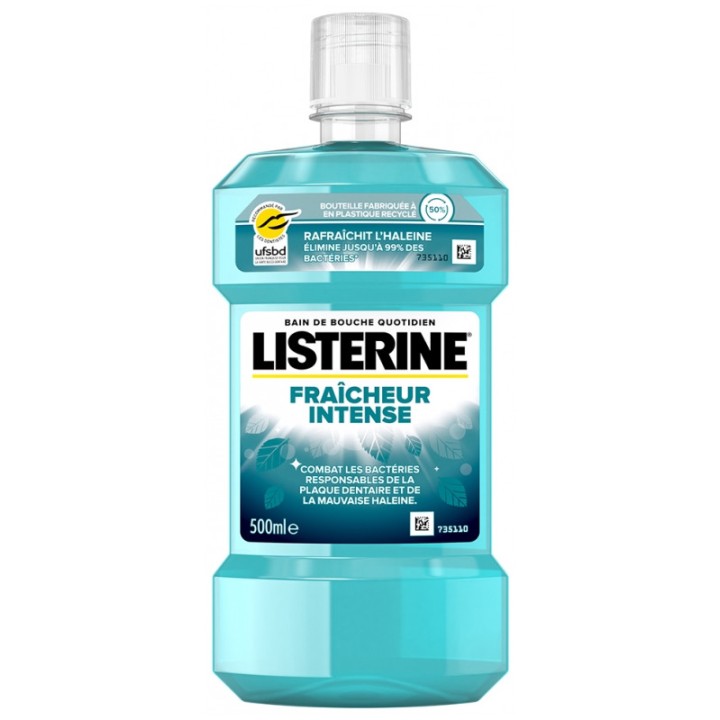 Listerine Fraîcheur Intense Bain de Bouche 500ml - IllicoPharma