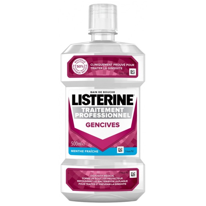 Listerine Traitement Professionnel Gencives Bain de Bouche 500ml - IllicoPharma