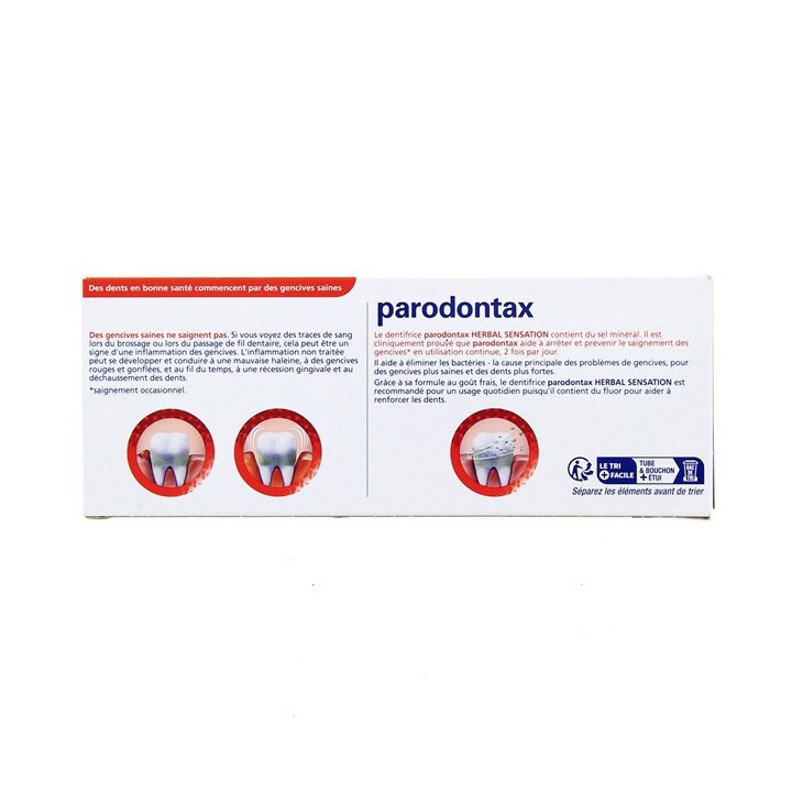 Dentifrice Herbal Sensation 2x75ml - Parodontax - IllicoPharma