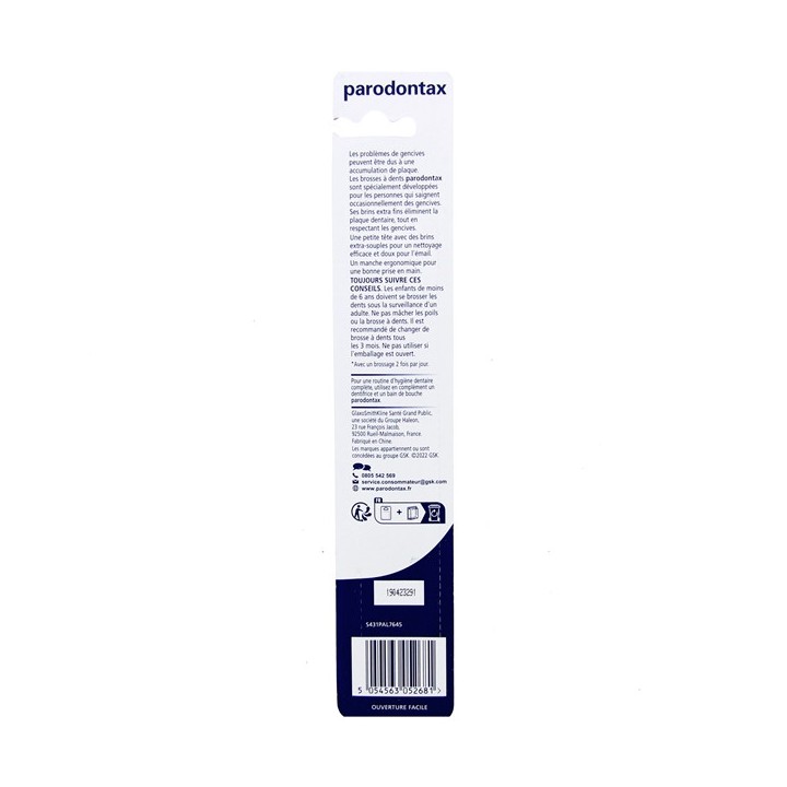 Brosse à dents Douceur Ultra Souple x1 - Parodontax - IllicoPharma