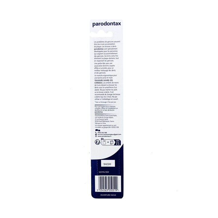 Brosse à dents Nettoyage Souple x1 Parodontax - IllicoPharma
