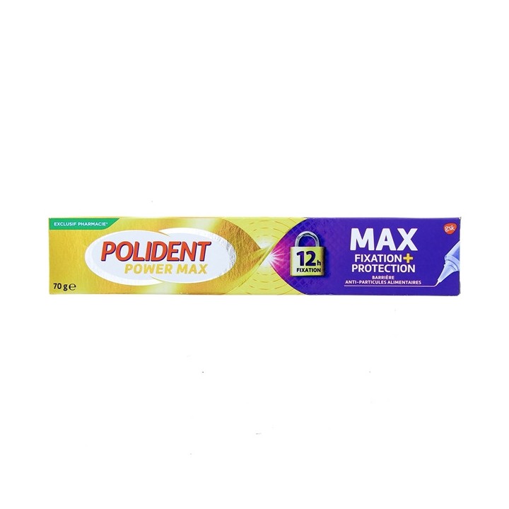 Polident Crème Fixative Power Max Fixation + Protection 70g - IllicoPharma