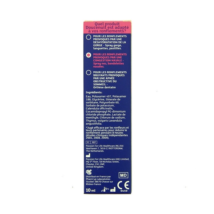Doucenuit Spray Nasal Anti-Ronflement 10ml - IllicoPharma