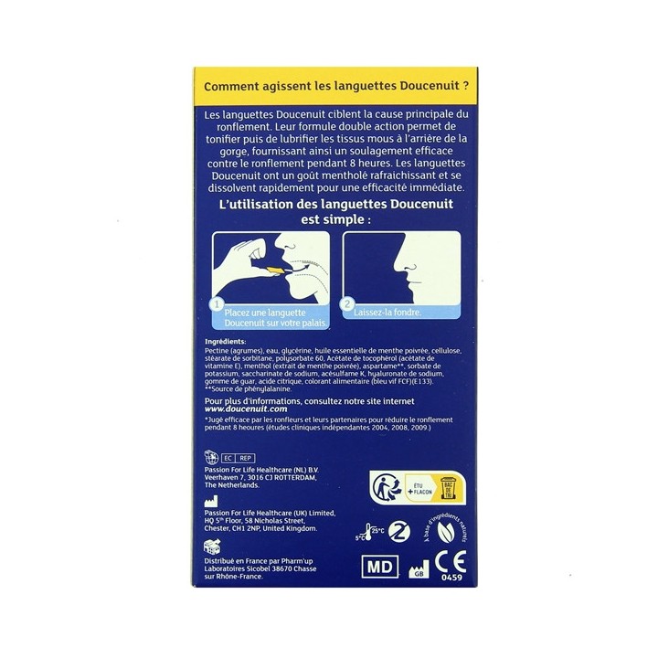 Doucenuit Languettes Anti-Ronflement x28 - IllicoPharma