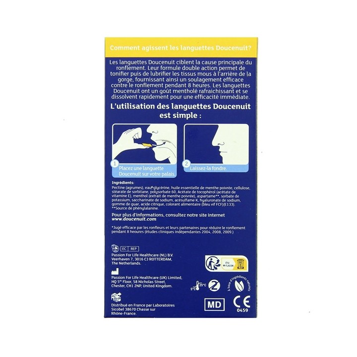 Doucenuit Languettes Anti-Ronflement x14 - Pharmacie en ligne IllicoPharma