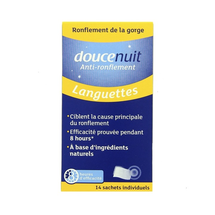 Doucenuit Languettes Anti-Ronflement x14 - Pharmacie en ligne IllicoPharma