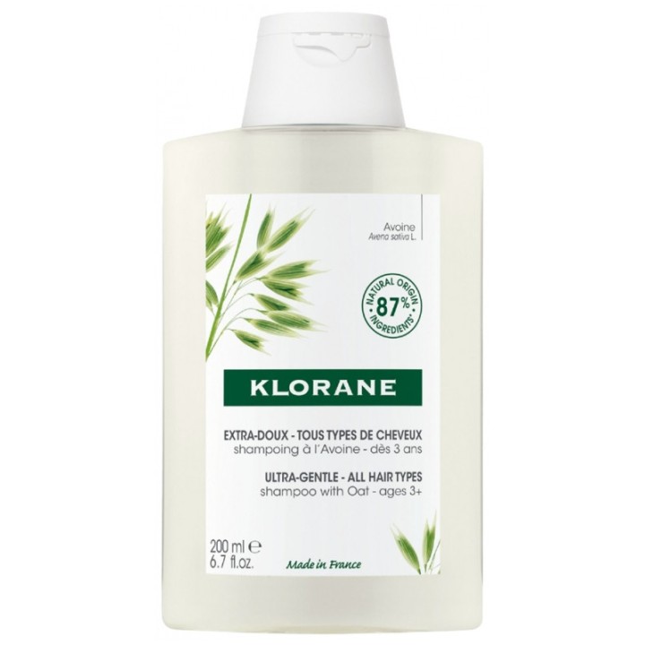 Shampoing Extra-Doux Avoine 200ml - Klorane - IllicoPharma