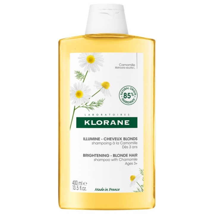 Shampoing Cheveux Blonds Camomille 400ml - Klorane - IllicoPharma