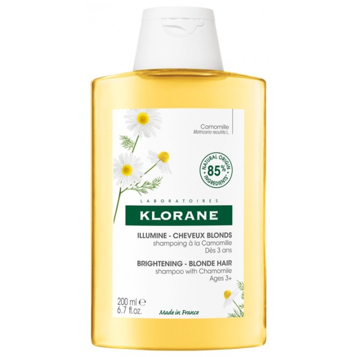 Shampoing Cheveux Blond Camomille 200ml - Klorane - IllicoPharma