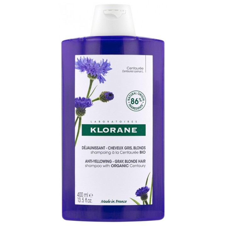 Shampoing Déjaunissant Centaurée Bio 400ml - Klorane - IllicoPharma
