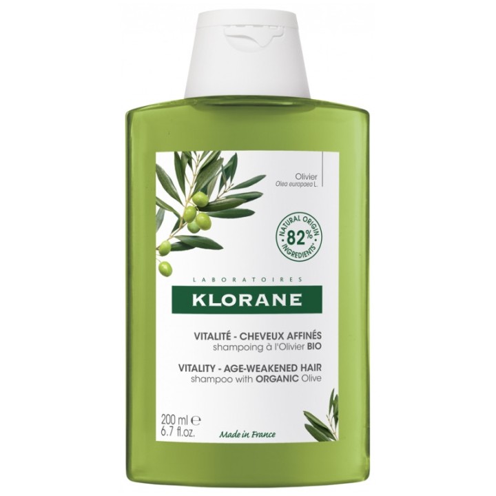 Shampoing Vitalité Olivier Bio 200ml - Klorane - IllicoPharma