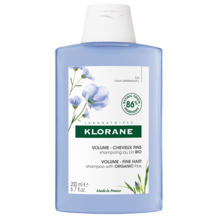Shampoing Volume Lin Bio 200ml - Klorane - IllicoPharma