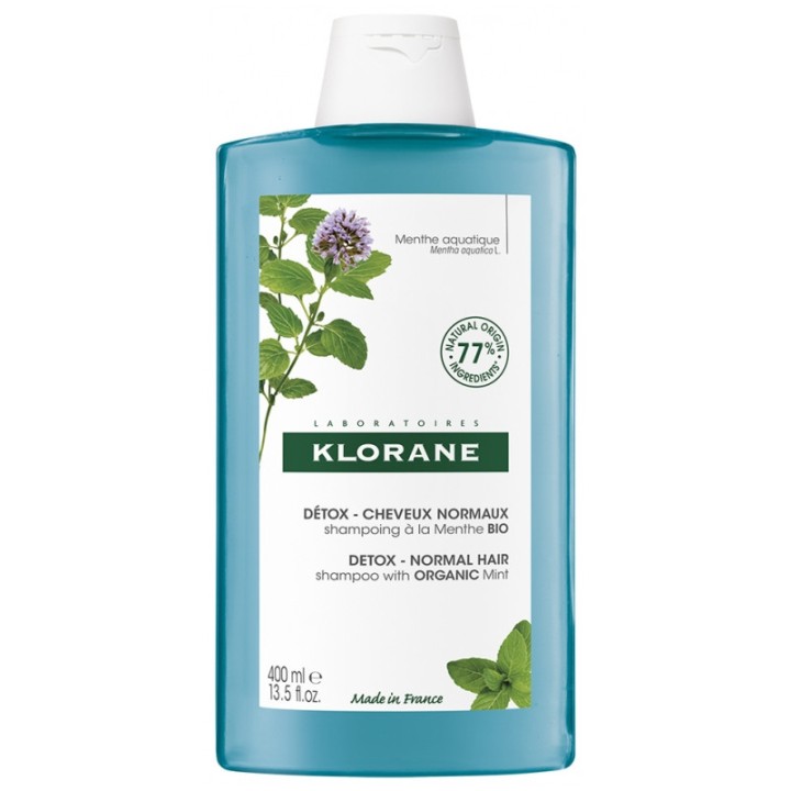 Shampoing Détox Menthe 400ml - Klorane - IllicoPharma