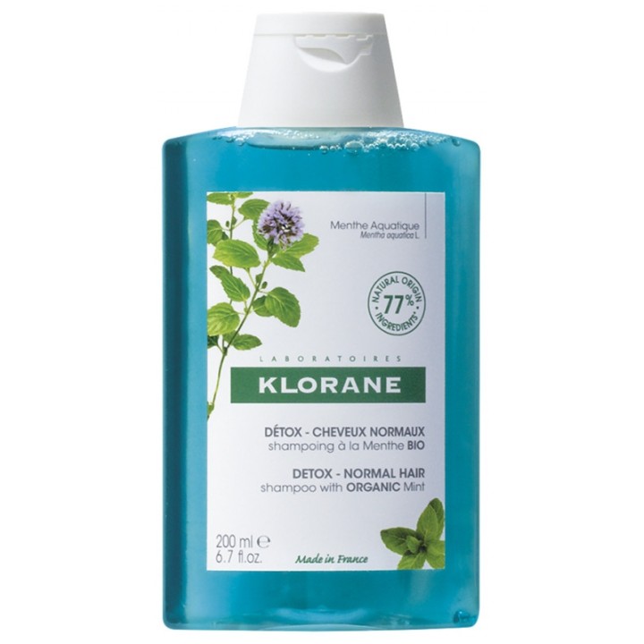 Shampoing Détox Menthe 200ml - Klorane - IllicoPharma
