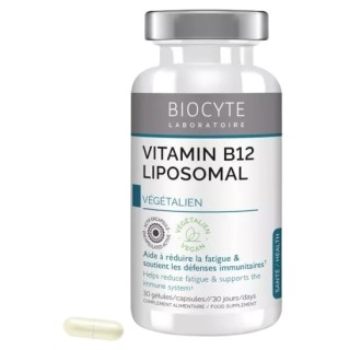 Biocyte Vitamin B12 Liposomal 500µg x30 gélules - IllicoPharma