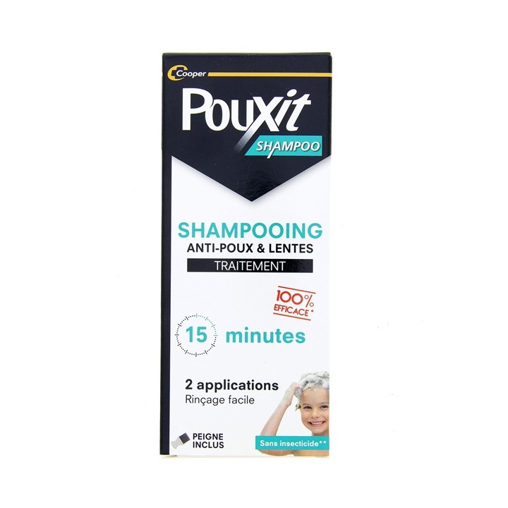 Pouxit Shampoo Shampooing traitement Anti-poux & Lentes 2x200ml - IllicoPharma