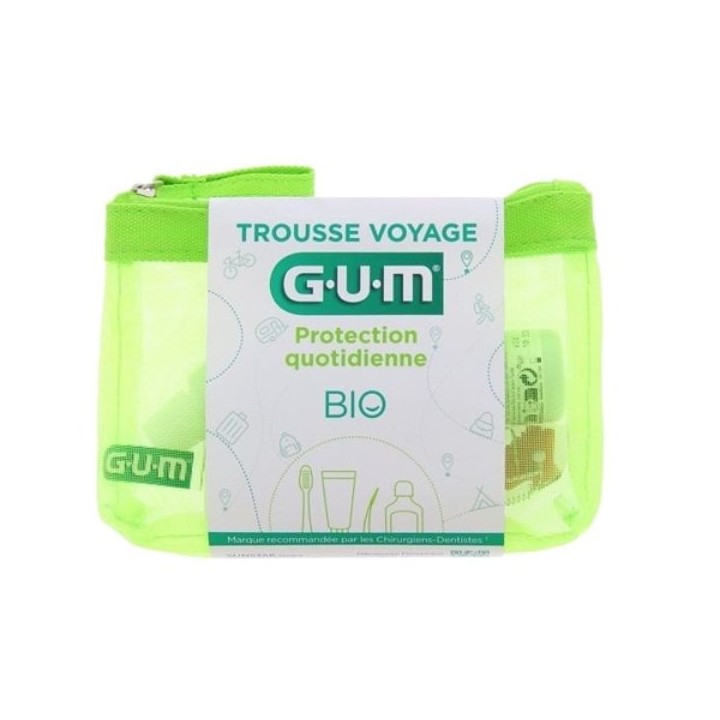 Trousse de Voyage Dentaire Protection Quotidienne Bio - Gum - IllicoPharma