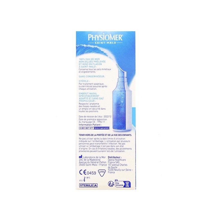 Physiomer Hygiène du Nez Jet dynamique 2x135ml - IllicoPharma