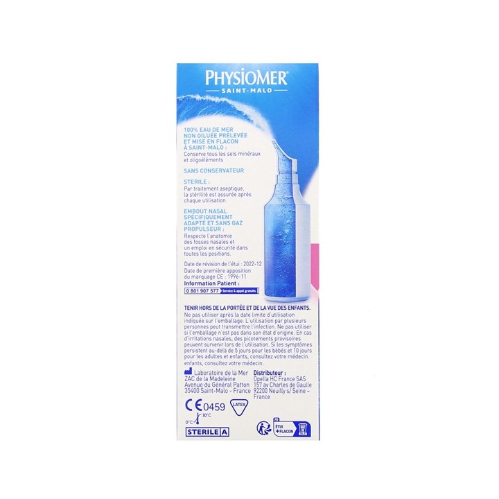 Physiomer Bébé Hygiène du Nez Micro-Diffusion 115ml - IllicoPharma