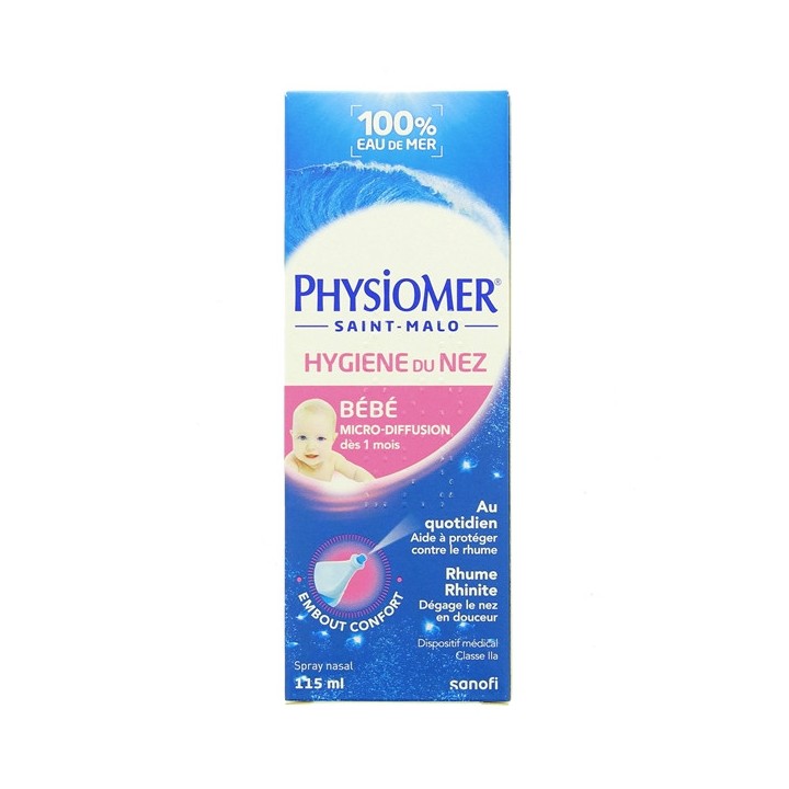 Physiomer Bébé Hygiène du Nez Micro-Diffusion 115ml - IllicoPharma