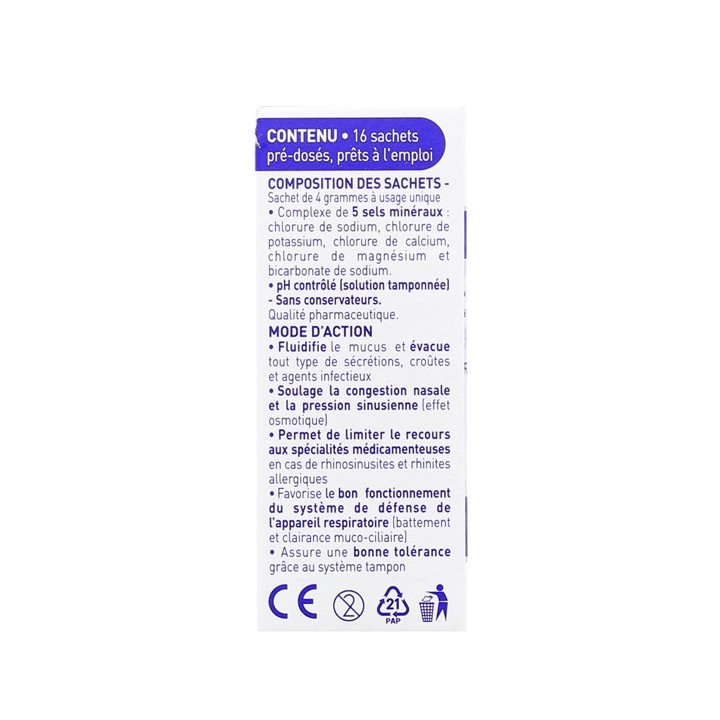 Respimer NetiFlow Sachets Irrigation Nasale x16 - IllicoPharma