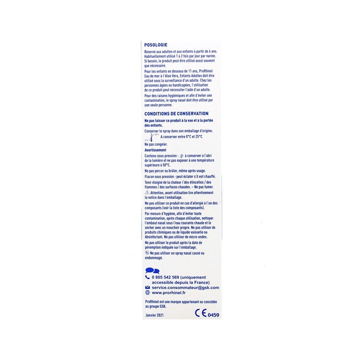 Prorhinel Spray Nasal Aloe Vera 100ml - IllicoPharma