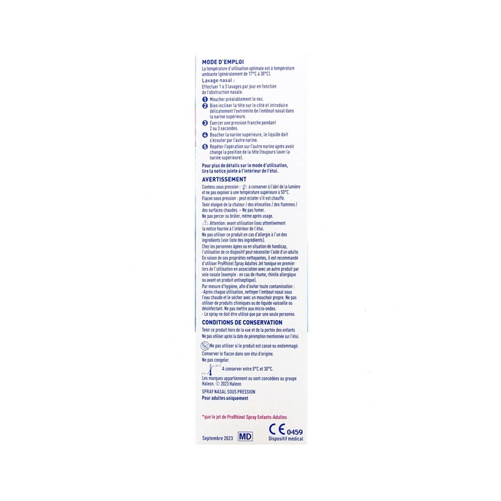 Prorhinel Spray Nasal Jet Tonique Adultes 100ml - IllicoPharma
