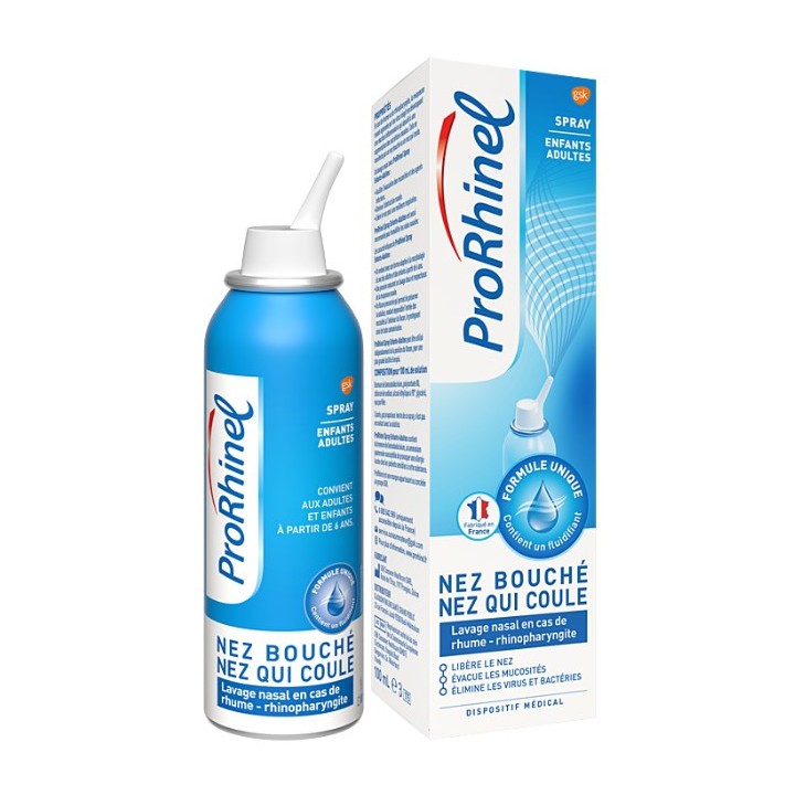 Prorhinel Spray Nasal Enfants & Adultes 100ml - IllicoPharma