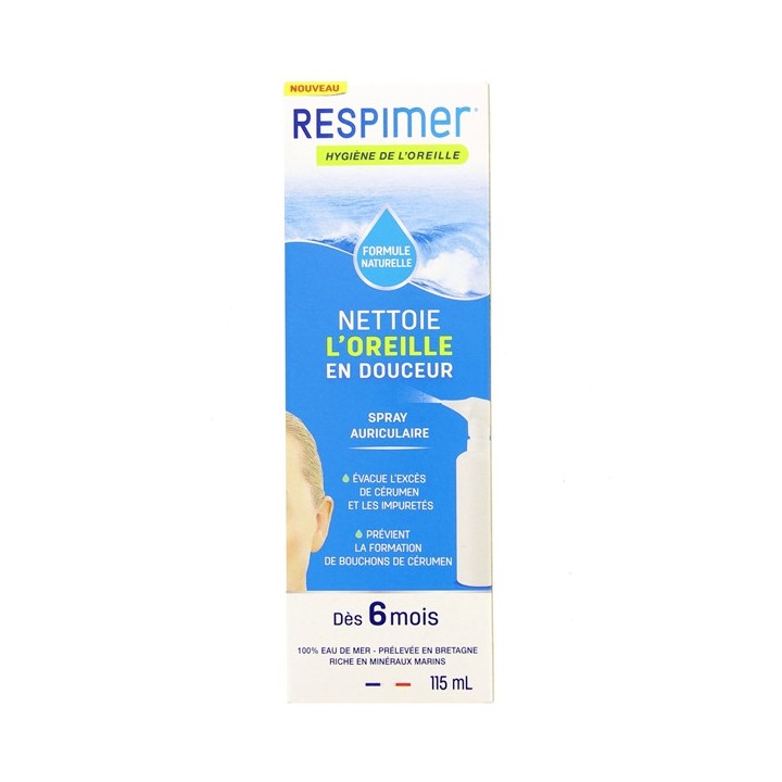 Respimer Hygiène de l'Oreille Spray Auriculaire 115ml - IllicoPharma