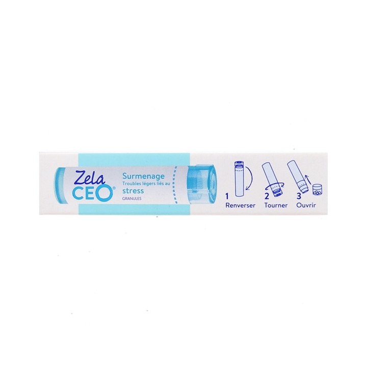 Zelaceo Granules - Surmenage Stress - Boiron - 3 tubes - IllicoPharma