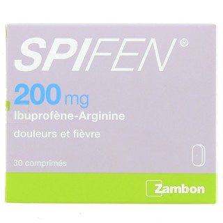 Spifen 200mg x30cpr, Ibuprofène, Pharmacie française en ligne IllicoPharma